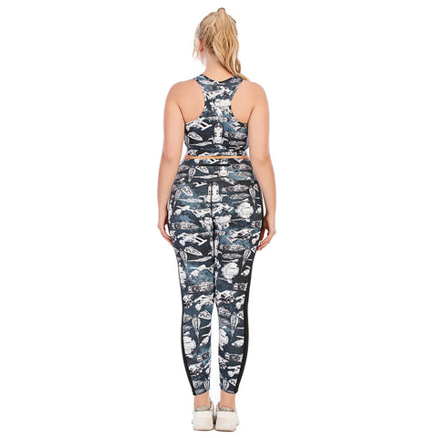 Chubby Plus Size Clothing Gym Outfit