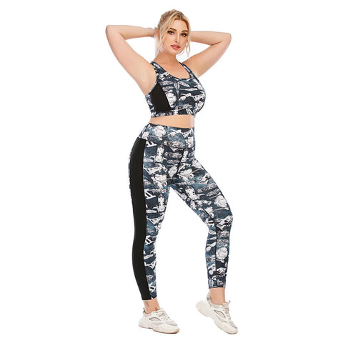 Chubby Plus Size Clothing Gym Outfit